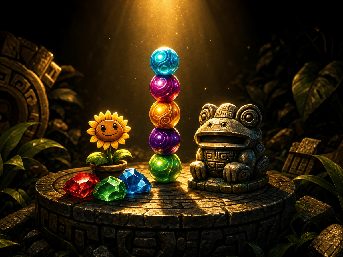 A collection of popular PopCap games available in 2026, with bright characters and colorful graphics.
