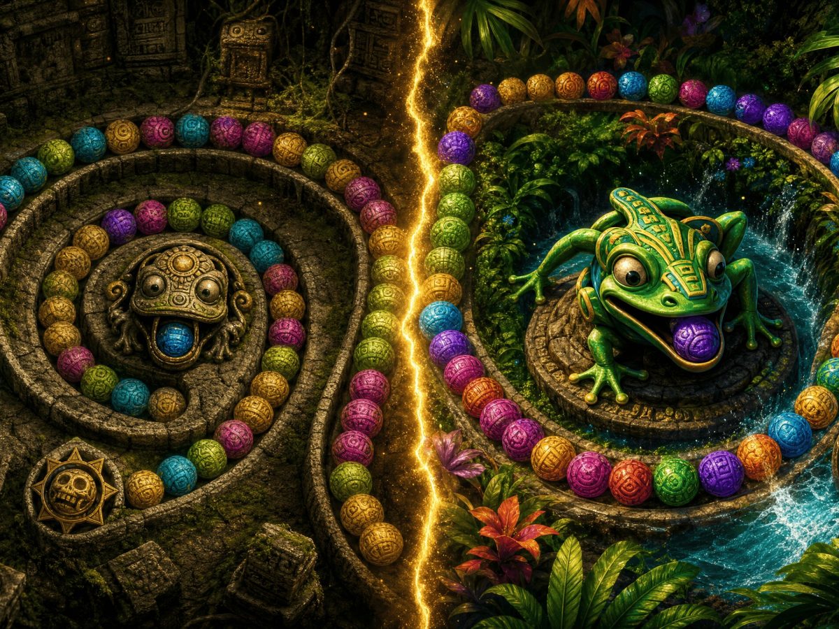 Zuma Deluxe and Zuma's Revenge — comparison and choice for beginners.