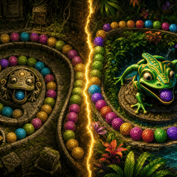 Zuma Deluxe and Zuma's Revenge — comparison and choice for beginners.
